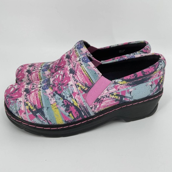 KLOGS Naples Comfort Clog Work Mule Leather Miami Vice Pink Women's Size 11 - Picture 3 of 12